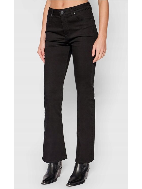 Lee Lee Jeansy Breese Boot Czarny Bootcut Fit