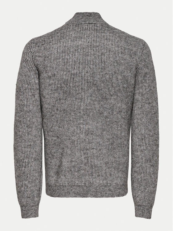 Only & Sons Only & Sons Pulover 22027686 Gri Regular Fit
