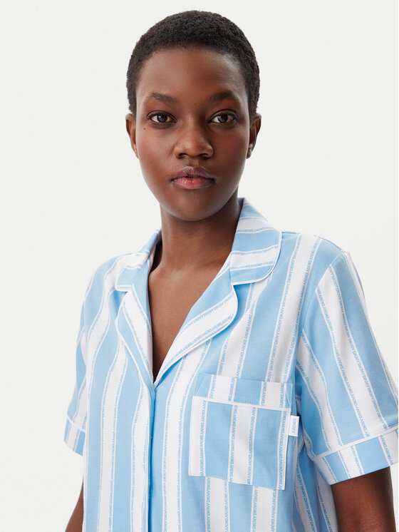 DKNY DKNY Pijama YI50042 Albastru Regular Fit