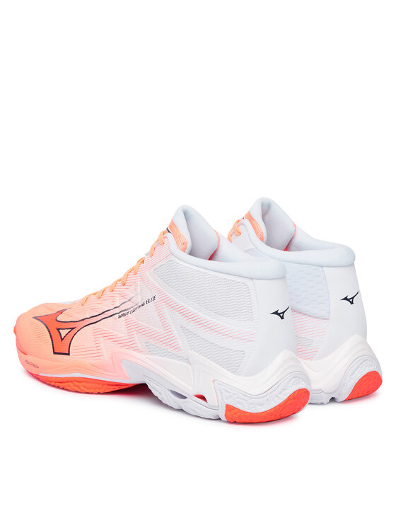 Mizuno Mizuno Hallenschuhe Wave Lightning Elite Mid V1GA2605 Korallenfarben