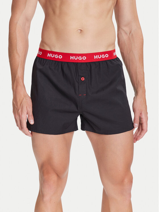 HUGO HUGO Set di 3 boxer 50532565 Nero