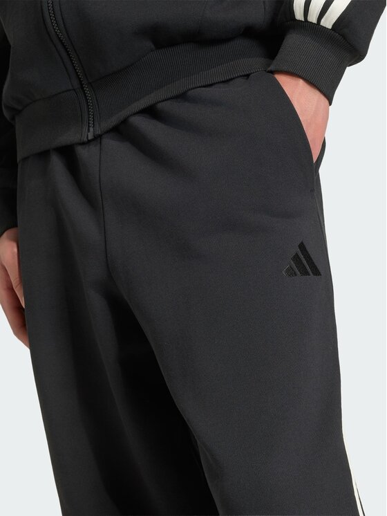 adidas adidas Spodnie materiałowe 167693 Czarny Loose Fit