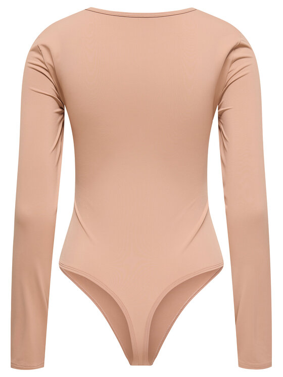 ONLY ONLY Body Frida 15343926 Beżowy Slim Fit