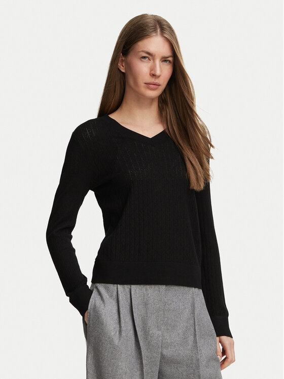 Calvin Klein Calvin Klein Svetr LV044H300G Černá Regular Fit