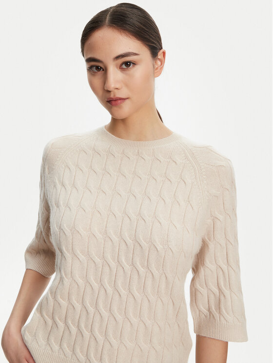 Marella Marella Sweter Franz 2523366084 Beżowy Regular Fit