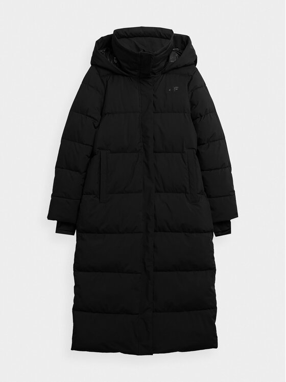 4F 4F Зимно яке 4FAW23TDJAF237 Черен Regular Fit