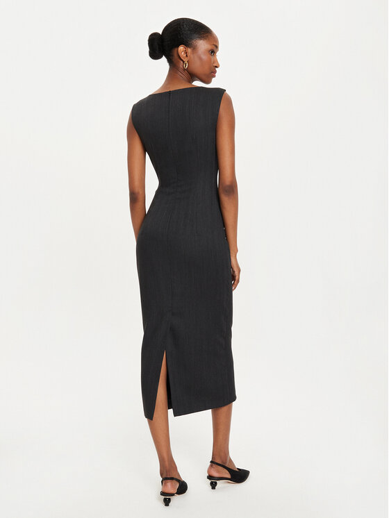Marella Marella Koktel haljina Bolivar 2423226061 Siva Slim Fit