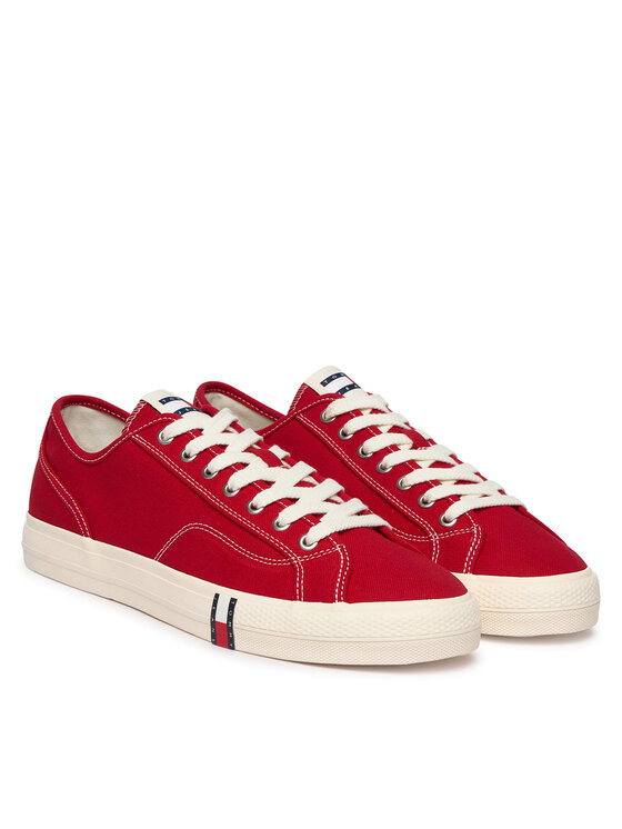 Tommy Jeans Tommy Jeans Teniszcipő Archive Vulc Y2K EM0EM01674 Piros