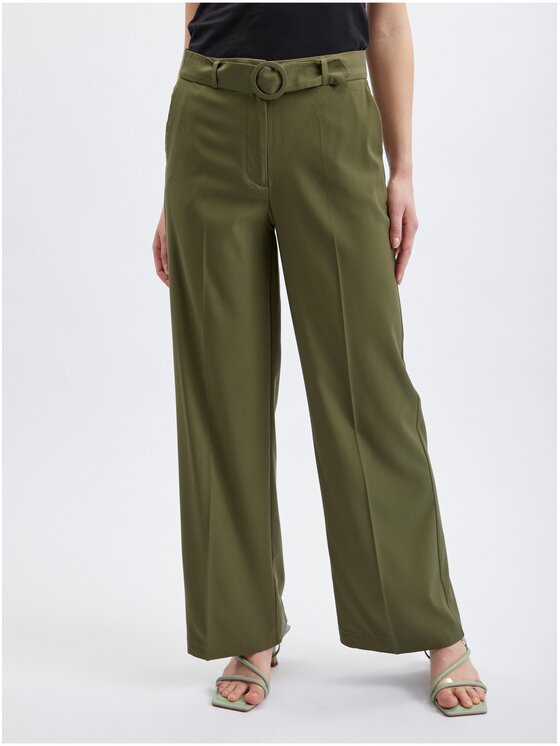 Spodnie damskie, rozmiar 40, Khaki, 355044835000//34