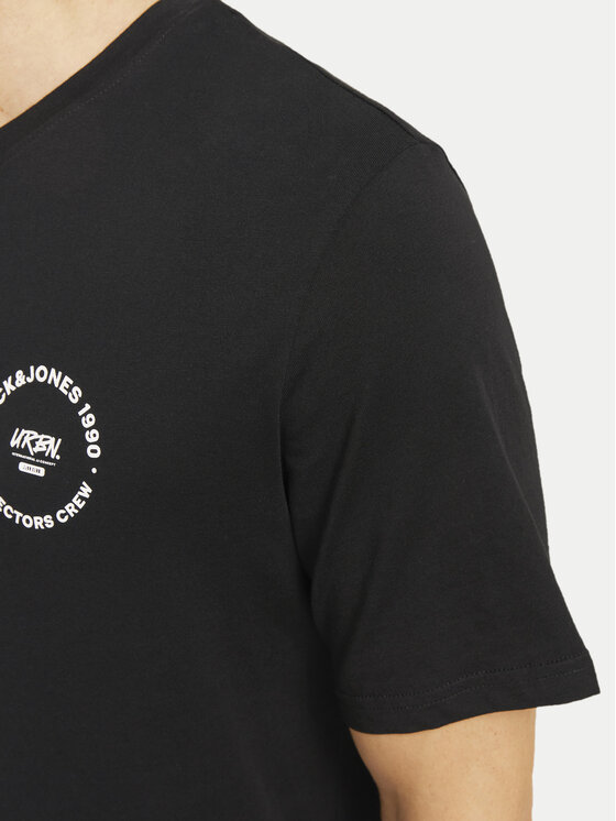 Jack&Jones Jack&Jones T-Shirt Simon 12269280 Μαύρο Standard Fit