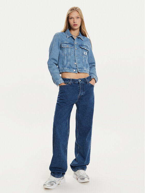Calvin Klein Jeans Calvin Klein Jeans Jeansy 90's J20J223996 Modrá Loose Fit