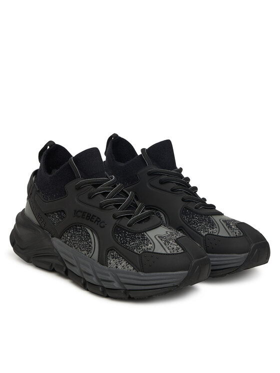 Iceberg Iceberg Sneakers IUSOCK Negru