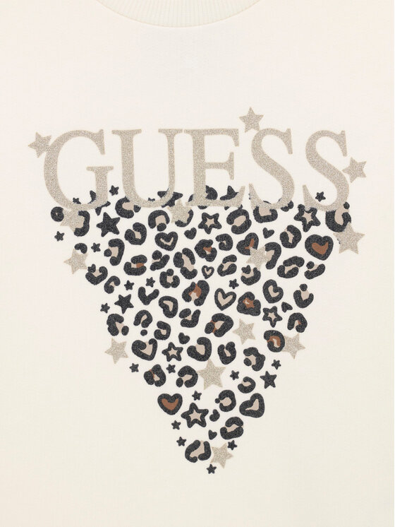 Guess Guess Majica dugih rukava K6BQ01 K5893 Bijela Regular Fit