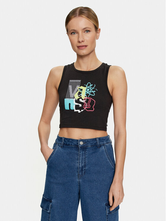 Vans Top Special Character Fitted Tank VN000GZW Čierna Slim Fit
