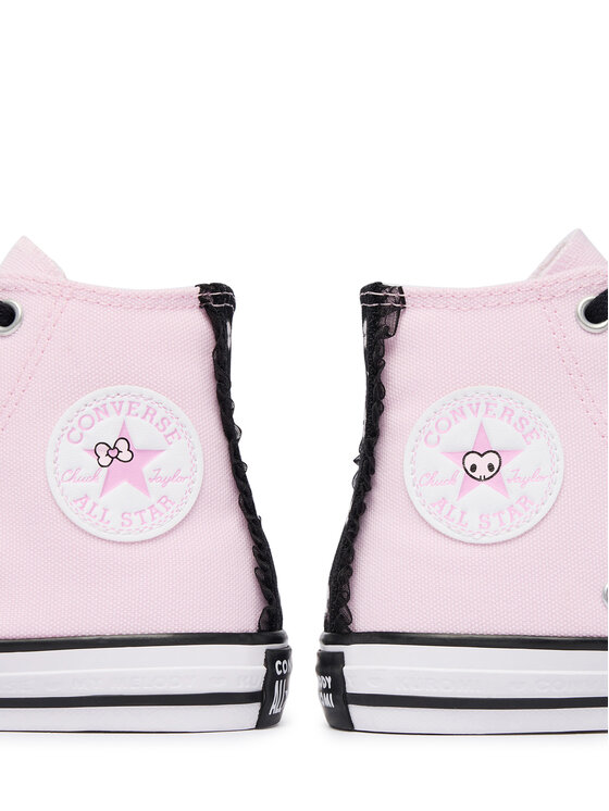 Converse Converse Sneakers aus Stoff Chuck Taylor All Star Hi X My Melody Kuromi A21838C Hellrosa