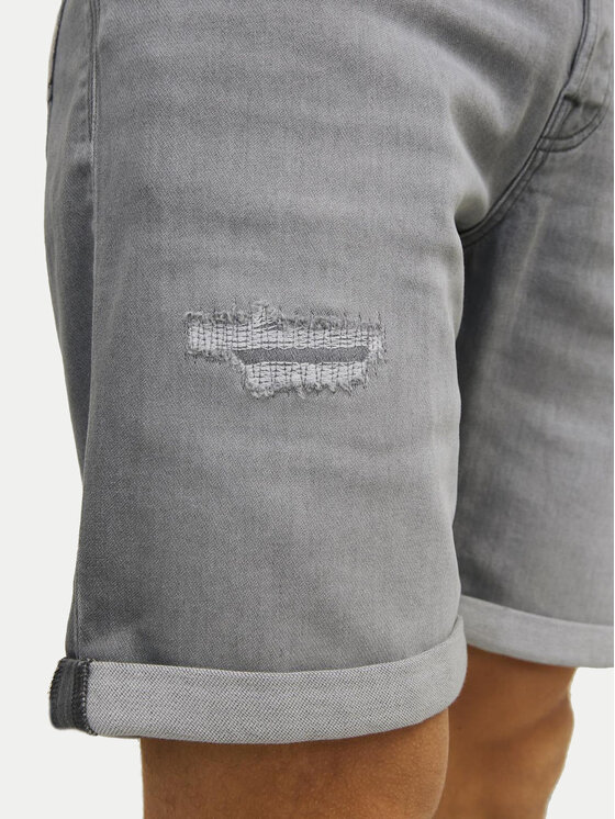 Jack&Jones Jack&Jones Džínsové šortky Rick Icon 12249212 Sivá Regular Fit
