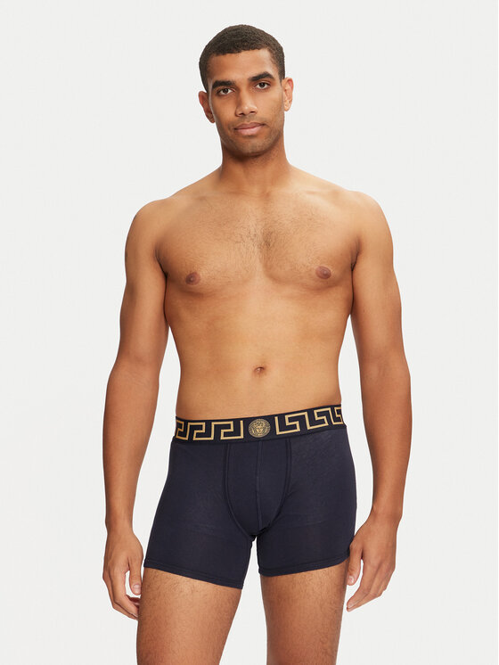 Versace Versace Bokserice AU10028 1A10011 Tamnoplava