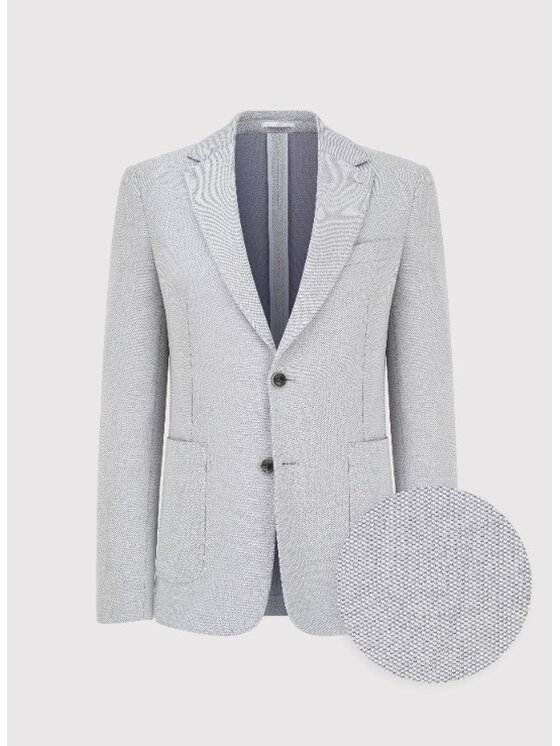 Pako Lorente Pako Lorente Marynarka P25WF-3X-017 Szary Slim Fit