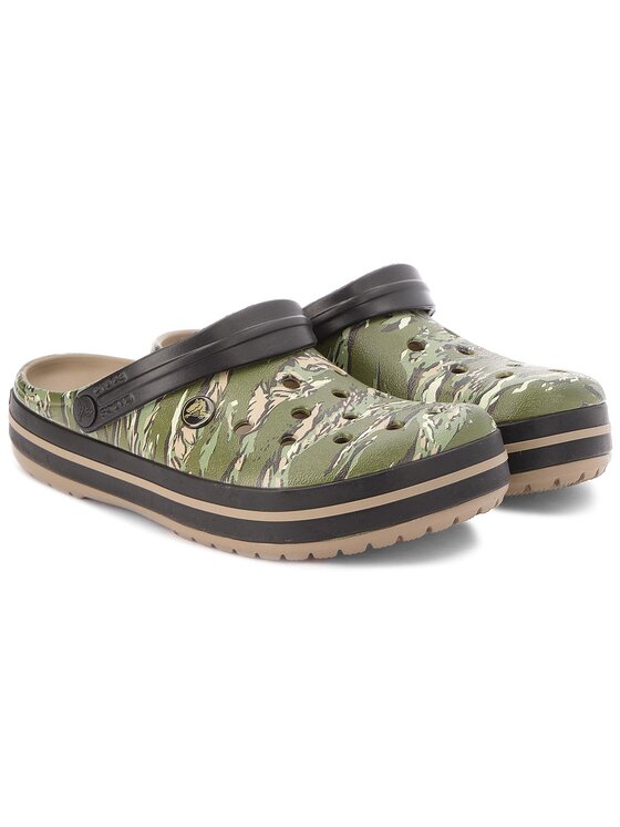 Crocs Nazouvaky Crockband Graphic Clog 204553 Zelena Modivo.cz