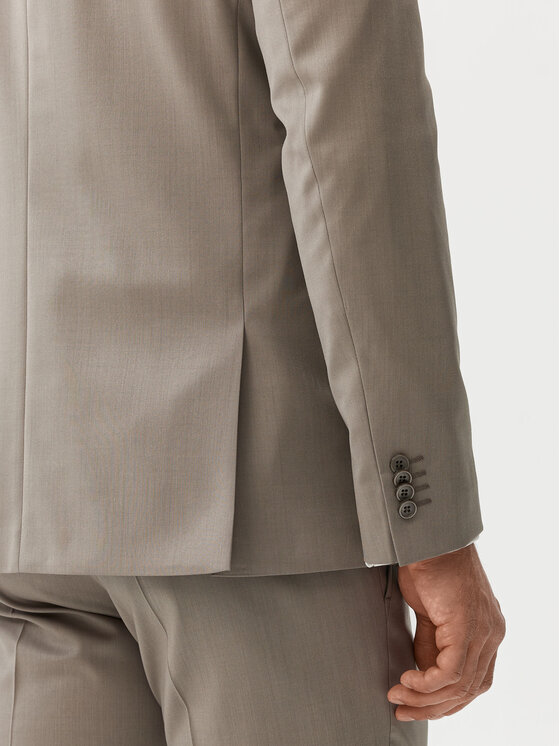 Evenemen Evenemen Garnitur Crocett Beżowy Slim Fit