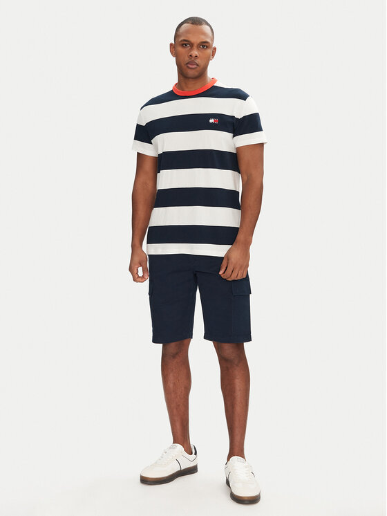 Tommy Jeans Tommy Jeans T-krekls DM0DM20766 Tumši zils Regular Fit