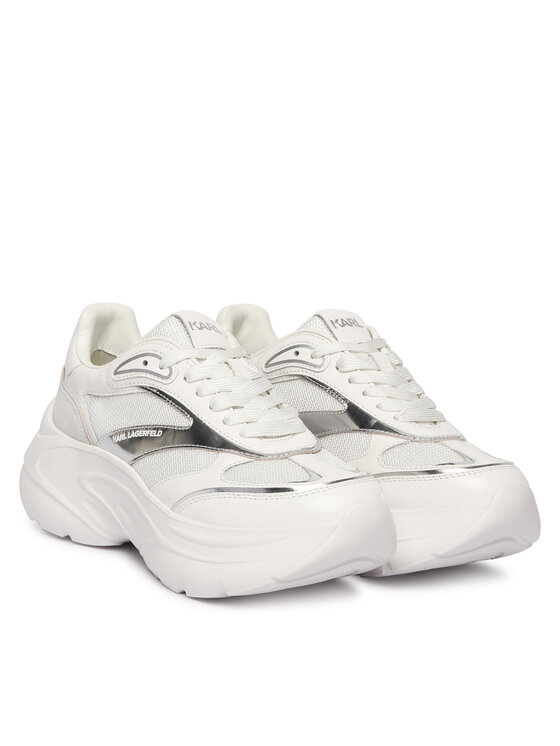 KARL LAGERFELD KARL LAGERFELD Sneakers Kontour Wedge KL68016 Alb