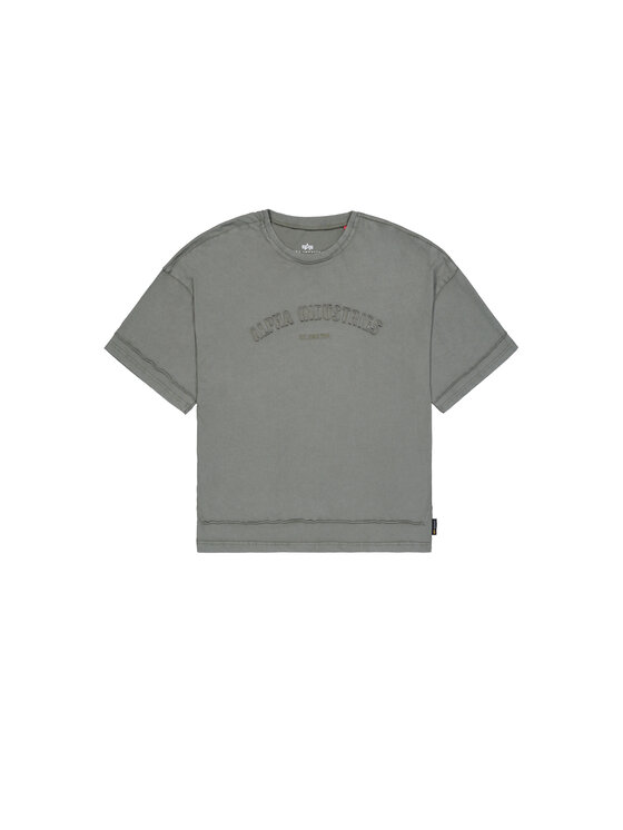 Alpha Industries Alpha Industries T-Shirt Open Edge T-Shirt Zielony Relaxed Fit