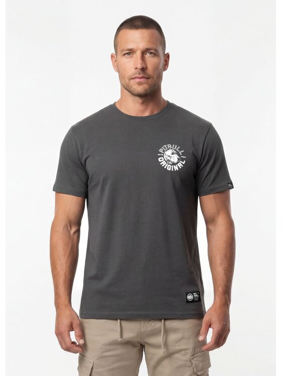 PITBULL PITBULL T-Shirt DOG SD Szary Regular Fit