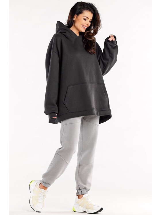 Infinite You Infinite You Mikina M323 Sivá Basic Fit