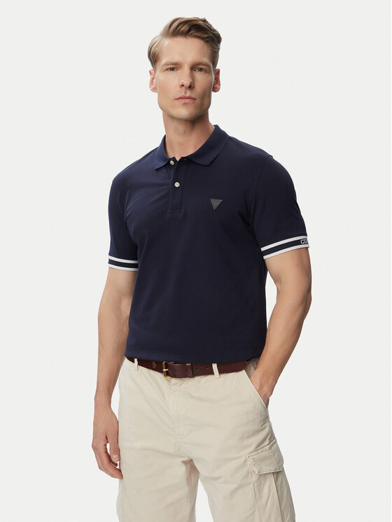 Guess Tricou polo M6GP60 K3076 Bleumarin Regular Fit