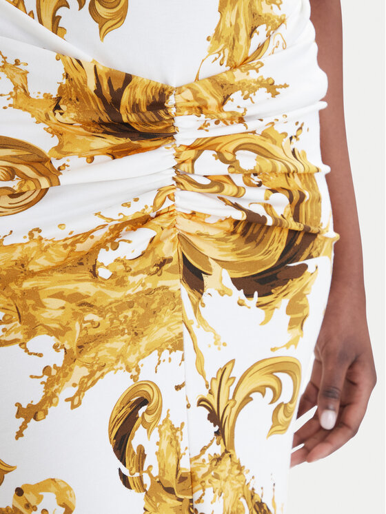 Versace Jeans Couture Versace Jeans Couture Повсякденна сукня 80HAO970 JS550 Білий Slim Fit