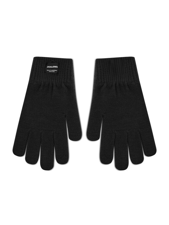 Jack&Jones Мъжки ръкавици Jachenry Knit Gloves 12158446 Черен