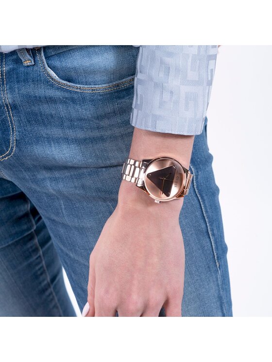 Guess Guess Zegarek GW0485L2 Różowe złoto