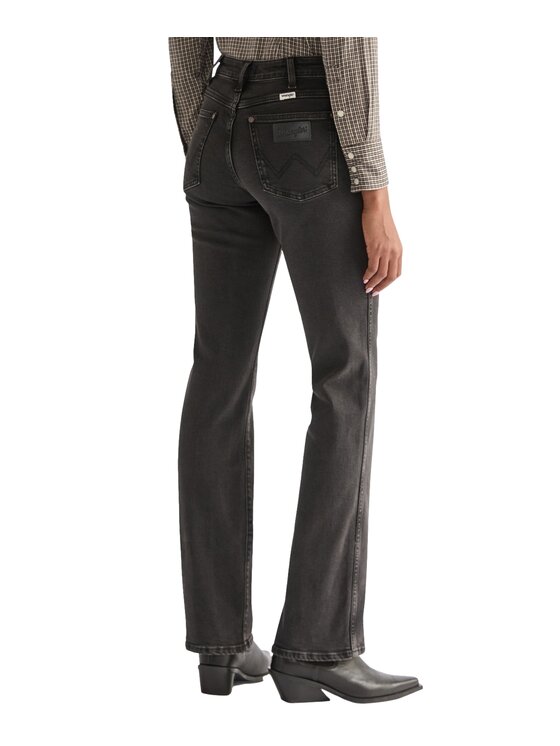 Wrangler Wrangler Jeansy 112378530 Czarny Bootcut Fit