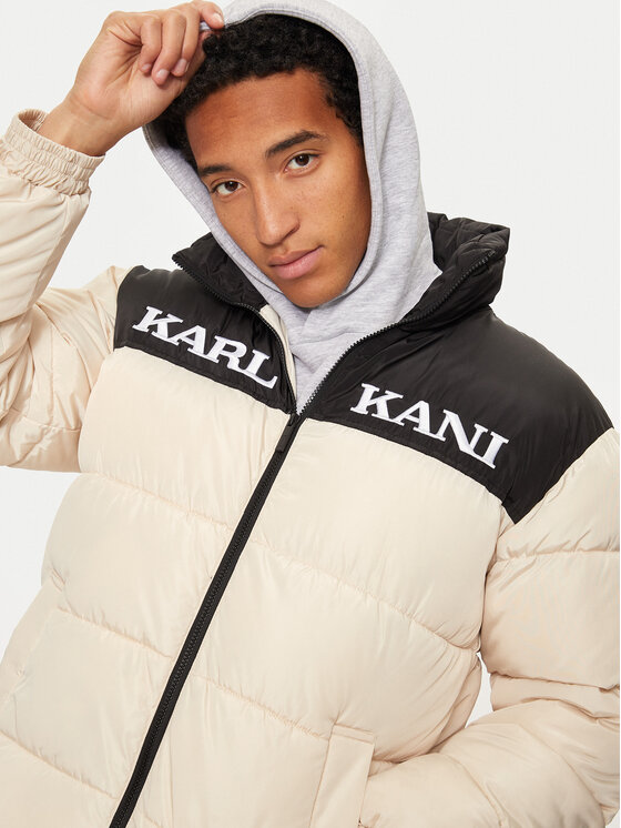 Karl Kani Karl Kani Зимно яке Retro Essential 60760010 Бежов Regular Fit