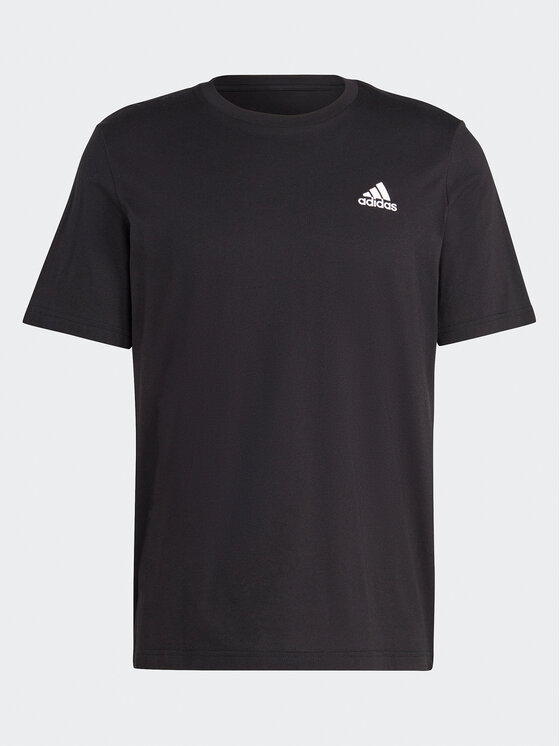 adidas adidas T-Shirt Essentials Single Jersey Embroidered Small Logo T-Shirt IC9282 Μαύρο Regular Fit