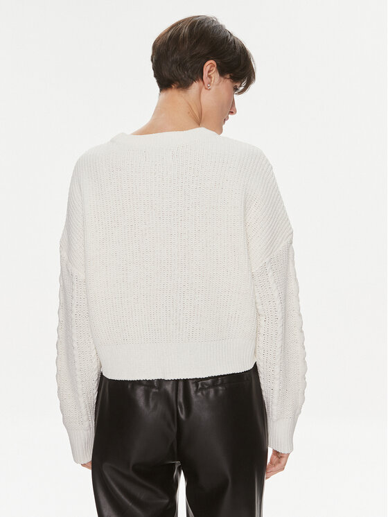 ONLY ONLY Πουλόβερ Malena 15309262 Λευκό Regular Fit