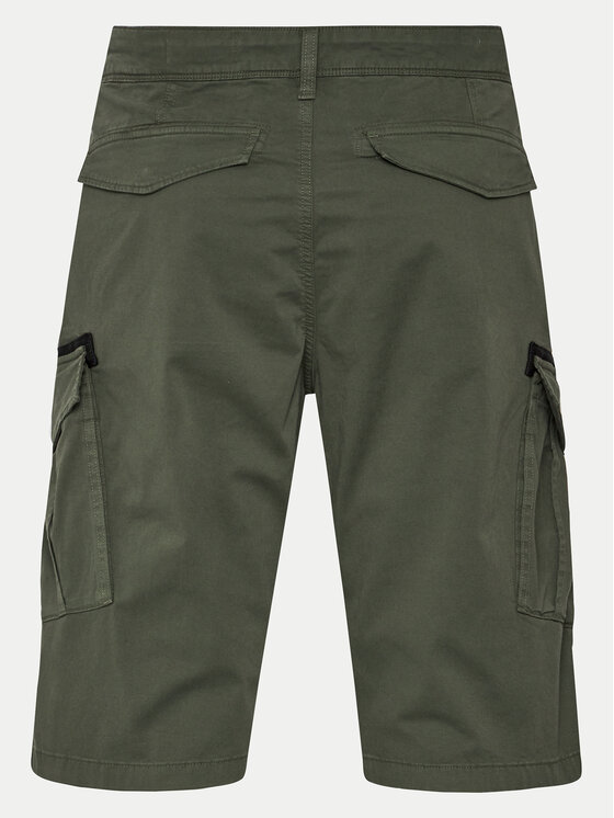 s.Oliver s.Oliver Szorty materiałowe 2141741 Zielony Regular Fit