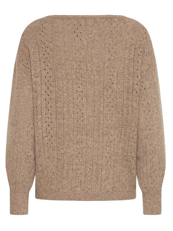 b.young b.young Maglione Maglia byommo boatneck Marrone Comfort Fit