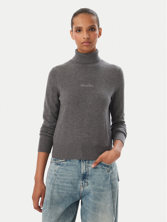 Guess Jeans Guess Jeans Гольф W6BR03 Z1246 Сірий Regular Fit