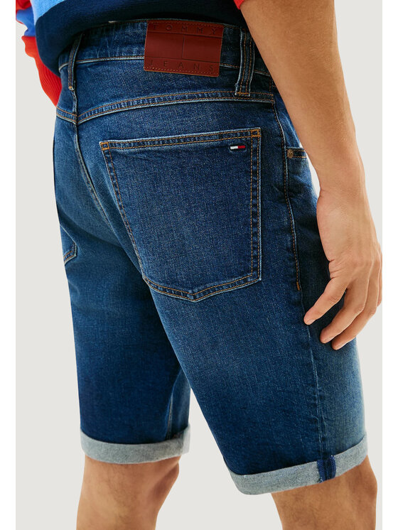 Tommy Jeans Tommy Jeans Džinsiniai šortai DM0DM22980 Mėlyna Bermuda Fit