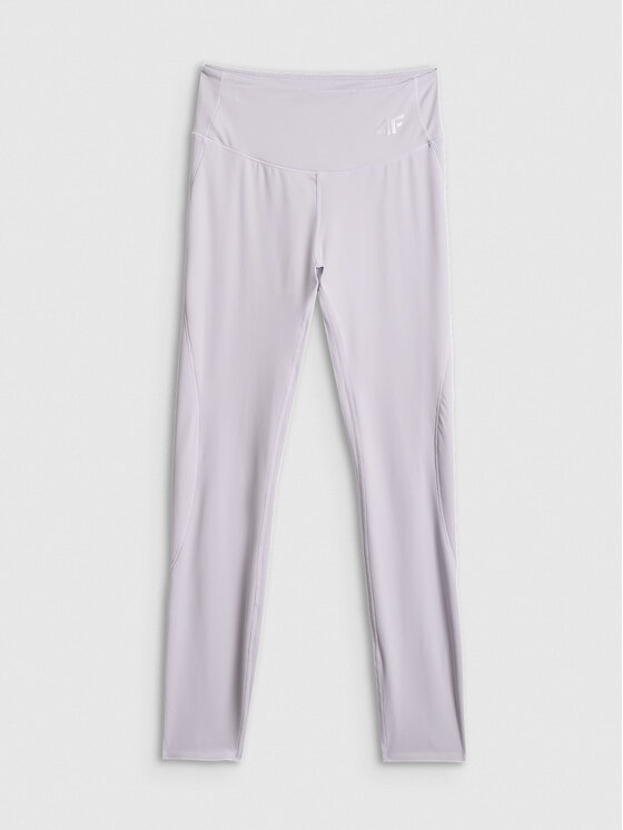 4F 4F Legginsy SOLAR PUNK Fioletowy jasny Slim Fit
