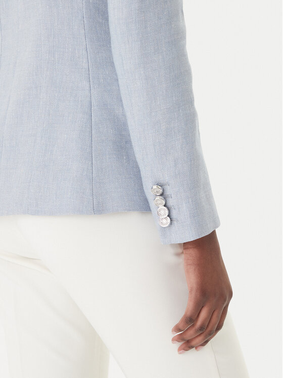 Marella Marella Sakko Bussola 2613041181 Himmelblau Regular Fit