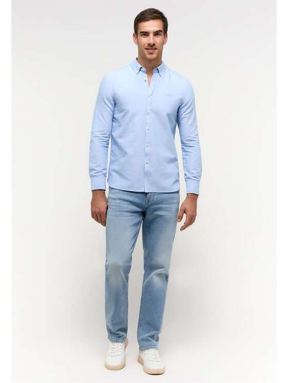 Mustang Mustang Camicia EDINBURG Blu Slim Fit