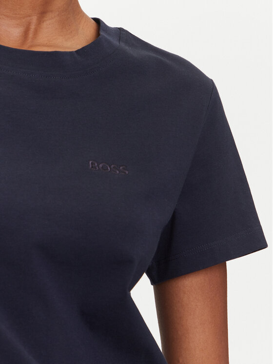 BOSS BOSS T-Shirt C_Esogo_1 50506973 Granatowy Slim Fit