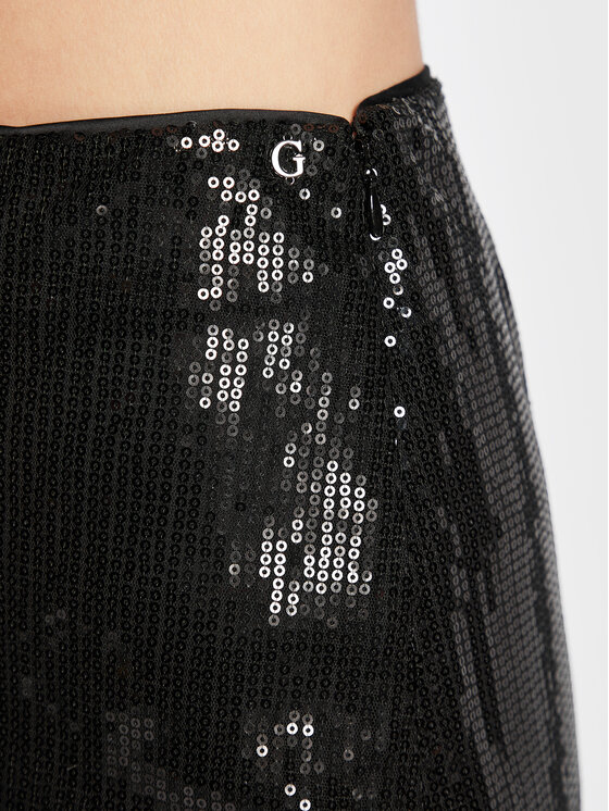 Gonna midi Megan W2BD54 KBDV0 Nero Slim Fit