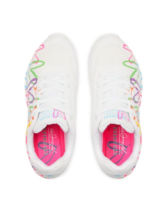 Skechers Skechers Sneakersy Uno Highlight Love 177981/WMLT Biały