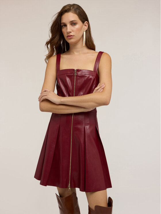 Motivi Motivi Vestito da giorno 7223Q003341N026 Bordeaux A-Line Fit