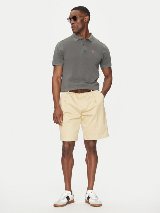 Guess Guess Polokošile F5GP00 K9WF1 Černá Regular Fit