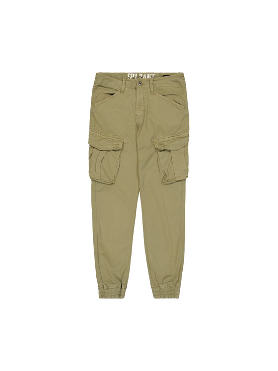 Alpha Industries Alpha Industries Spodnie cargo Spy Pant Zielony Lyon Tapered Fit
